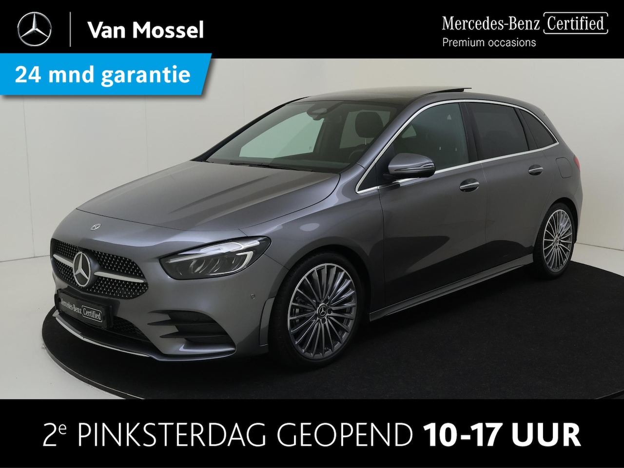 Mercedes-Benz B-klasse - 180 AMG Line / Pano / 19'' Multispaak / Privacy Glass / Parkeer Camera / - AutoWereld.nl