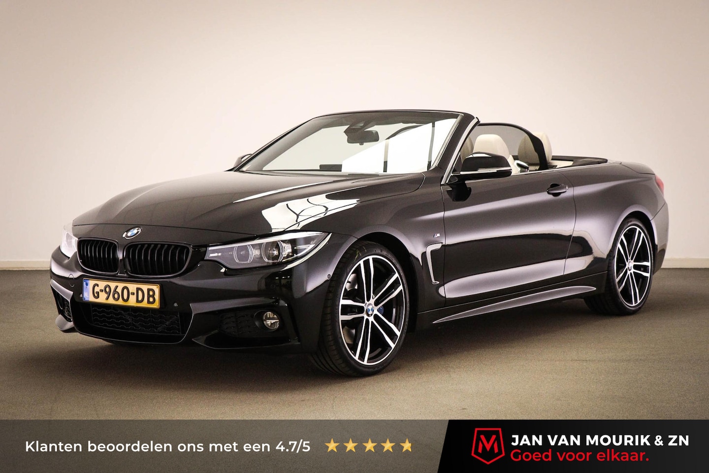 BMW 4-serie Cabrio - 420i M-Sport High Executive Edition | AUDIO MEDIA- PACK | HEAD UP | DAB | CAMERA | 19" - AutoWereld.nl