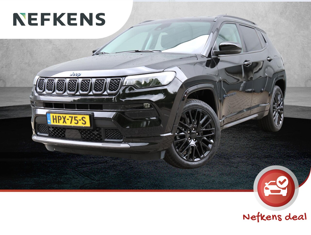 Jeep Compass - 4xe 240 Plug-in Hybrid Electric Upland | Elektrische bestuurdersstoel | Leder | Navigatie - AutoWereld.nl