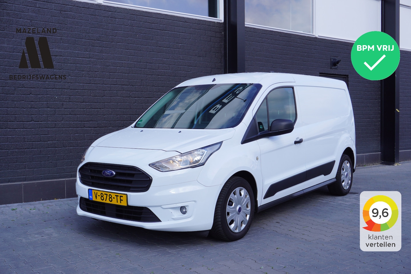 Ford Transit Connect - 1.5 EcoBlue 100PK L2 EURO 6 - Airco - Navi - Cruise - € 8.900,- Excl. - AutoWereld.nl