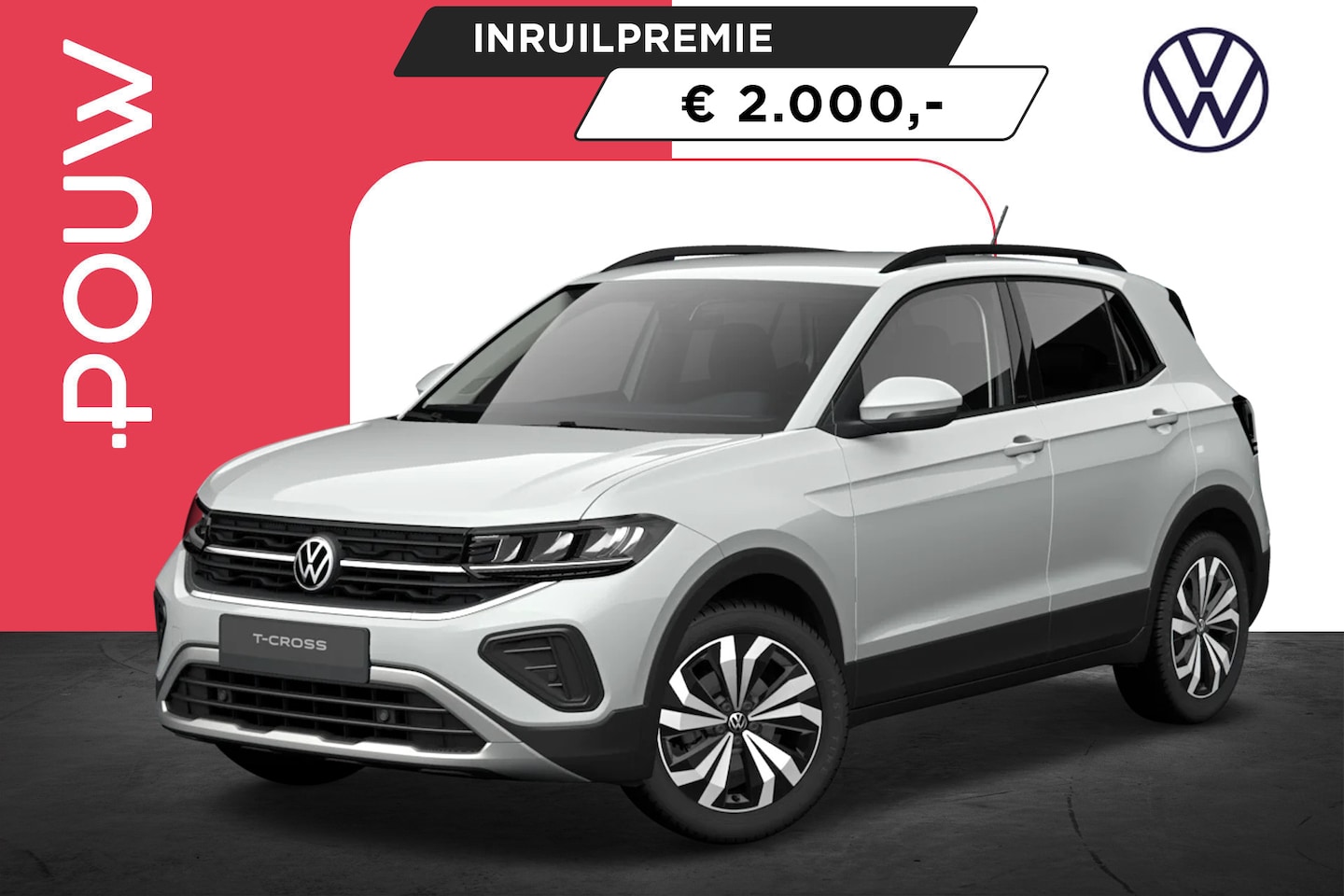 Volkswagen T-Cross - 1.0 TSI 95pk Life Edition | Climate Control | Trekhaak - AutoWereld.nl