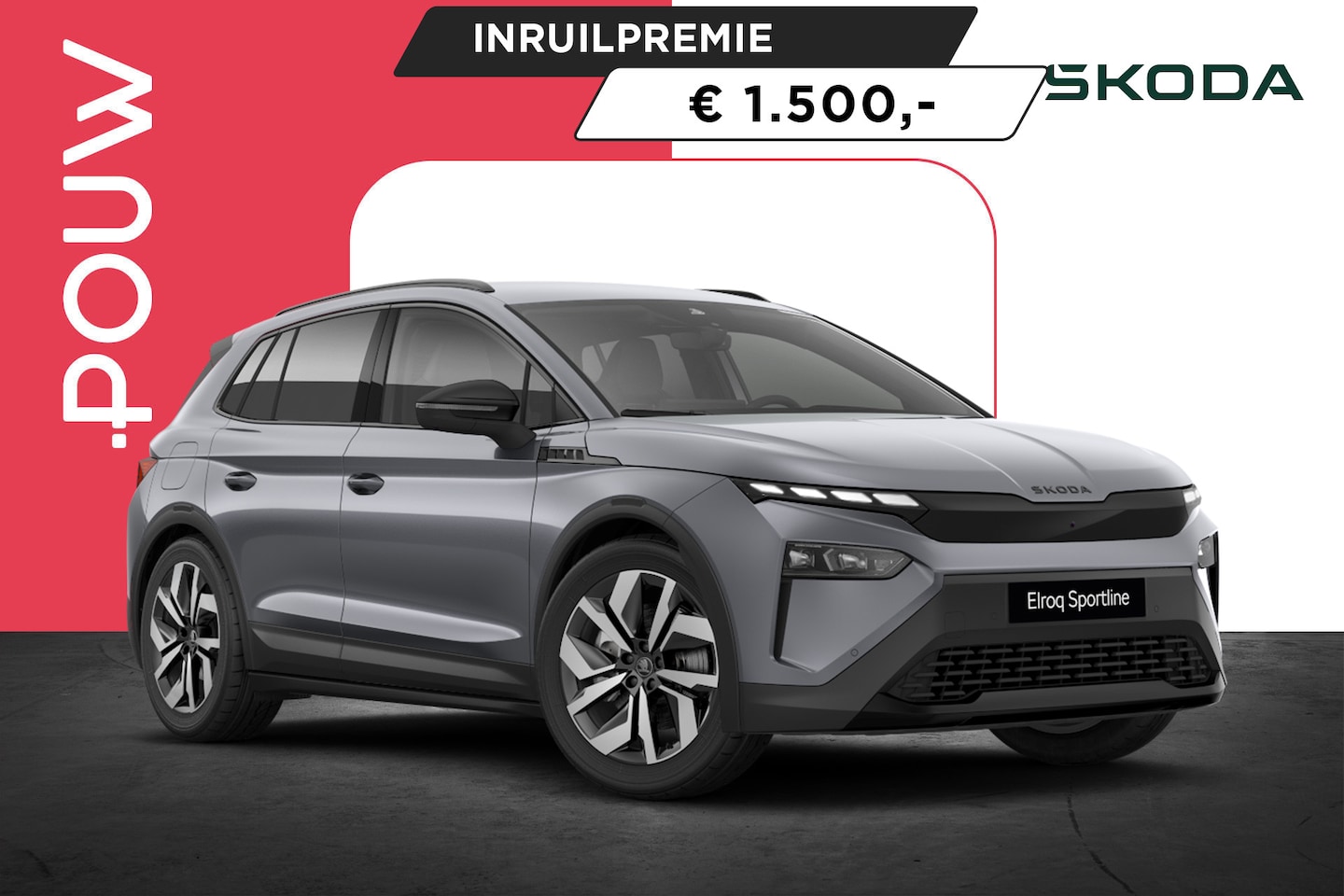 Skoda Elroq - 85 286pk Sportline Edition | LMV 20'' | Head-up Display | Romdomzicht Camera - AutoWereld.nl