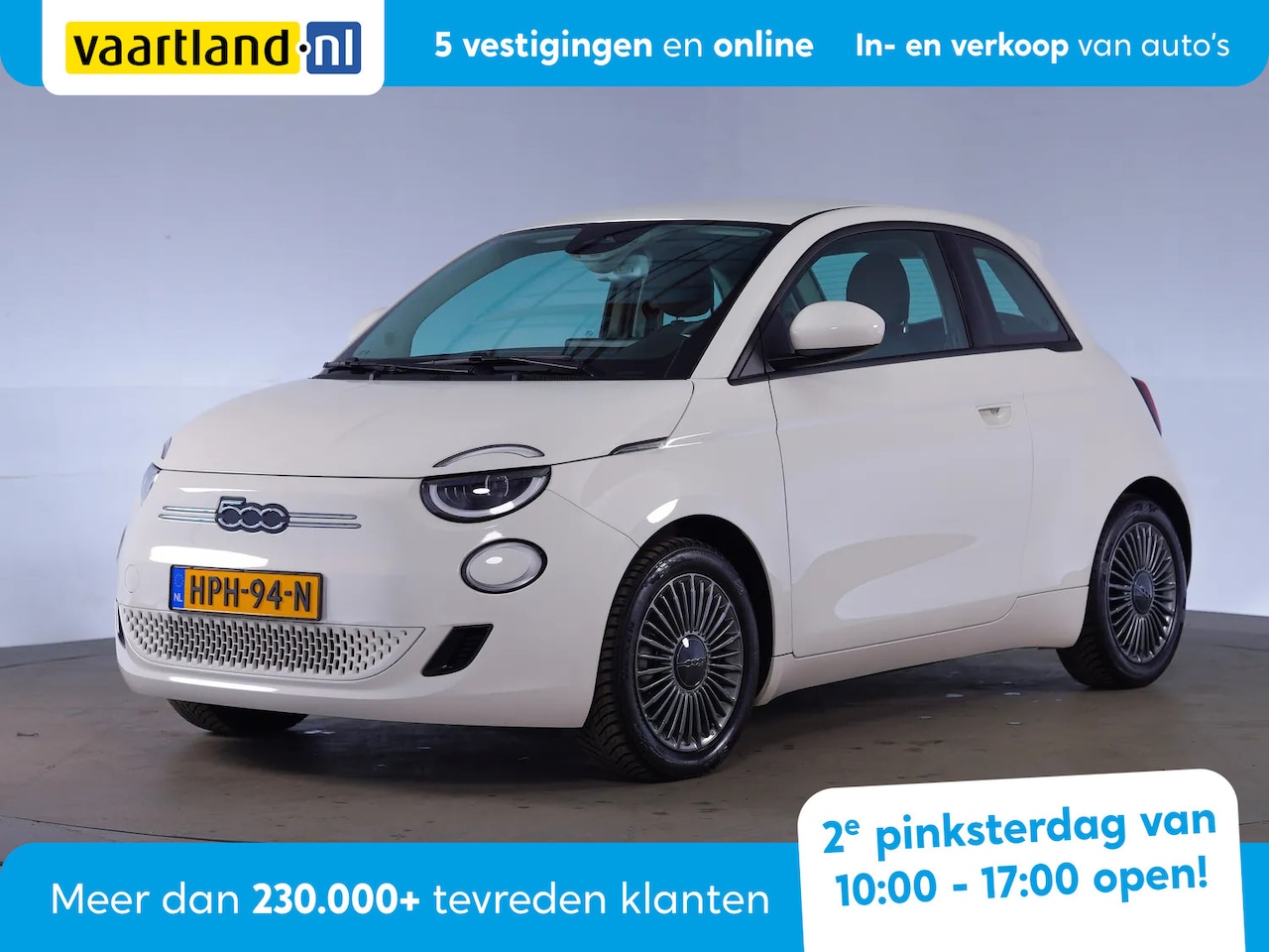 Fiat 500 - Icon 42 kWh [ Led Navi Camera Carplay ] - AutoWereld.nl