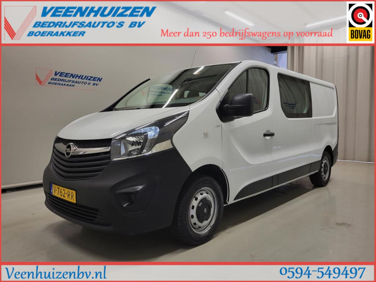 Opel Vivaro - 1.6CDTI L2/H1 Dubbele Cabine Euro 6! - AutoWereld.nl