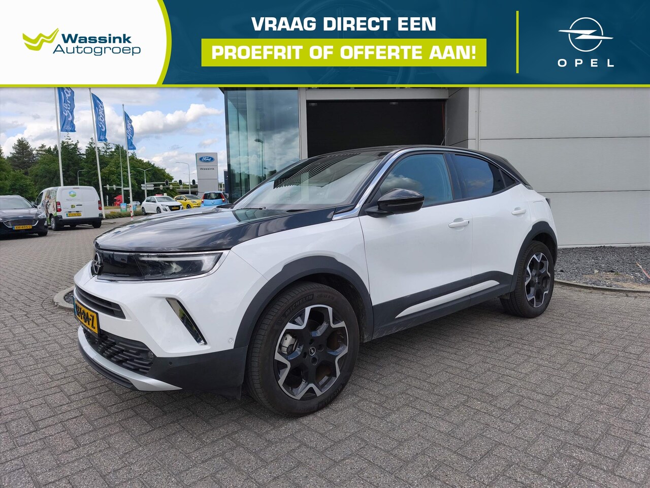 Opel Mokka Electric - Elektrisch 50kWh 136pk 11 kW Ultimate | Adaptive cruise | BLISS | Leder/alcantara - AutoWereld.nl