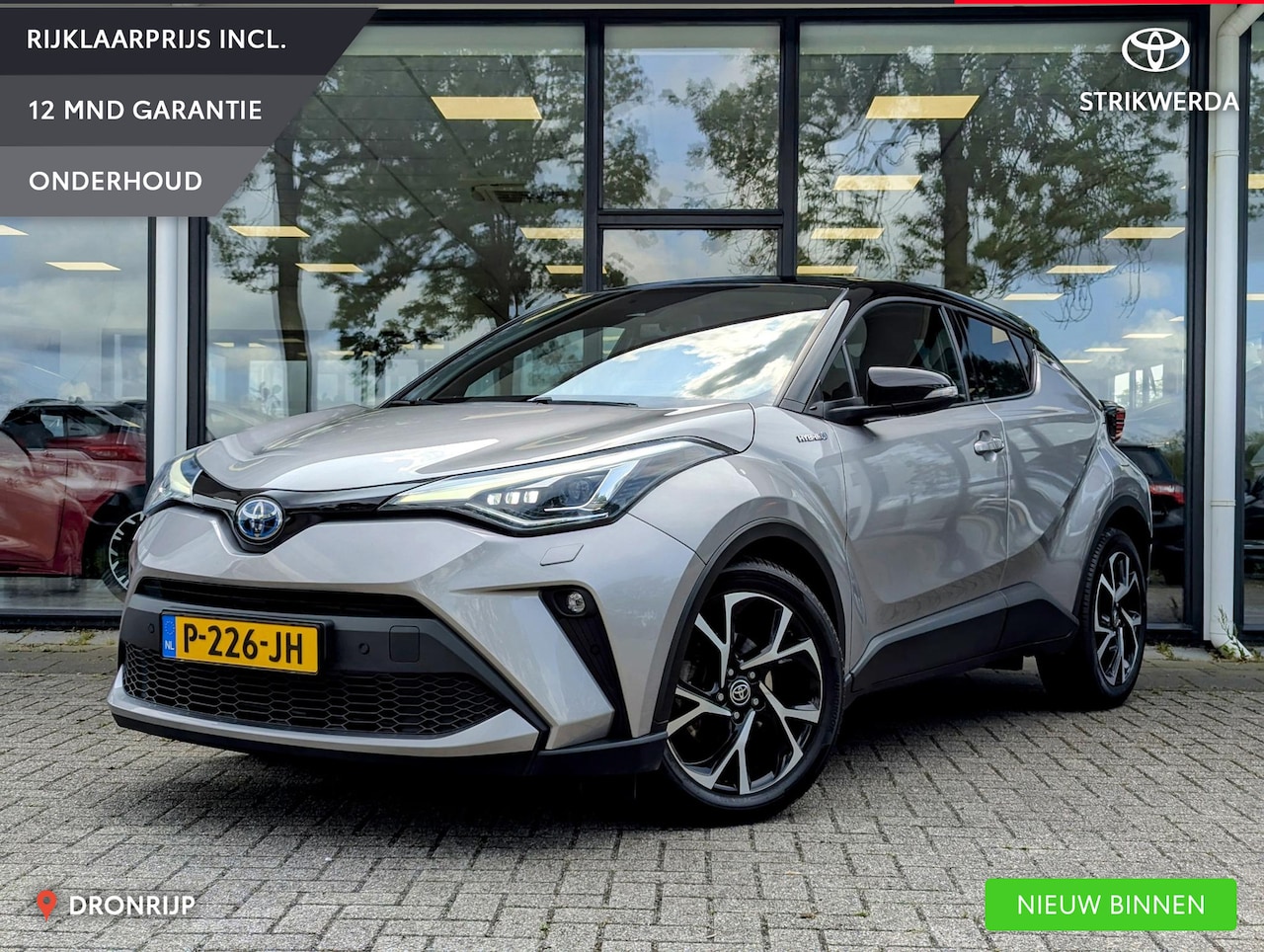 Toyota C-HR - 1.8 Hybrid Dynamic Stoel- stuurverwarming | PDC V+A | Camera | BSM | Adap. Cruise | Keyles - AutoWereld.nl