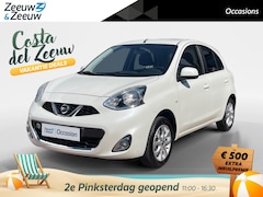 Nissan Micra - 1.2 Acenta | Cruise Control | LMV | 20.838KM | NAP | Stuurbediening | Airco | Radio | 12 M