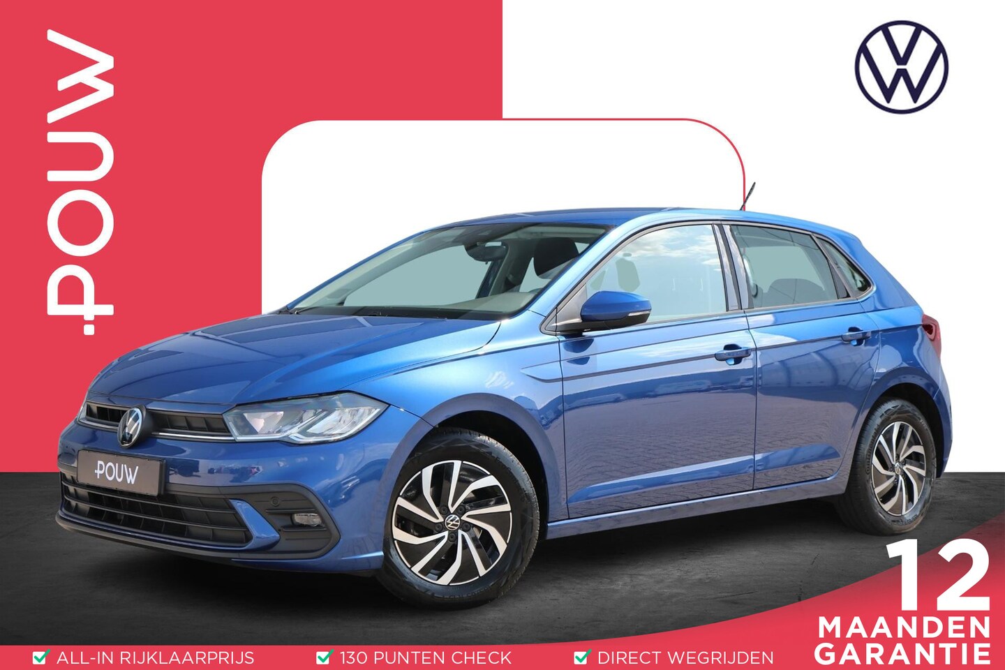 Volkswagen Polo - 1.0 TSI 95pk DSG Life | App Connect | Stoelverwarming | Parkeersensoren - AutoWereld.nl
