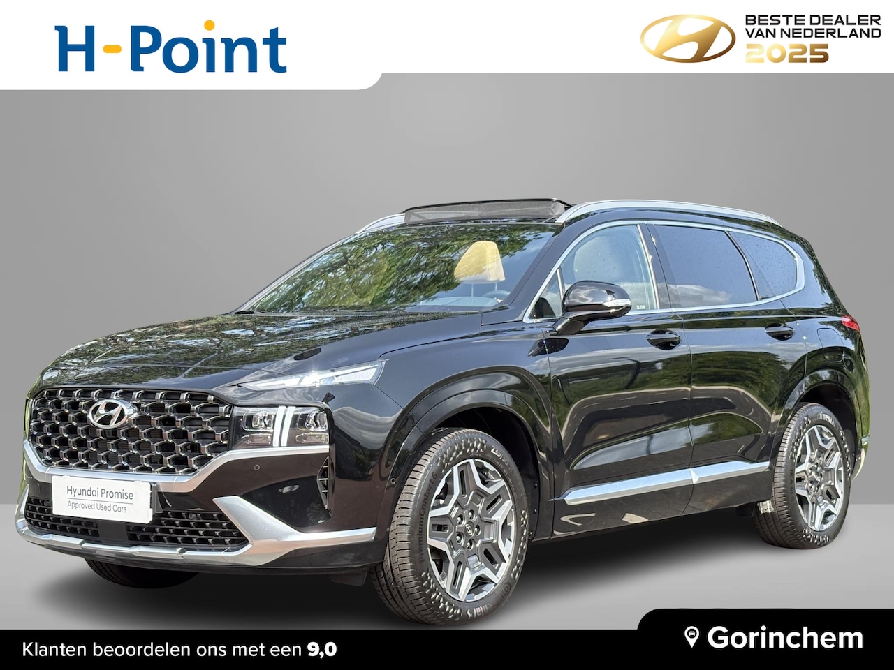 Hyundai Santa Fe - 1.6 T-GDI PHEV 265PK Premium Sky 7p. | Lederen bekleding | Schuifkanteldak | Stoelverwarmi - AutoWereld.nl