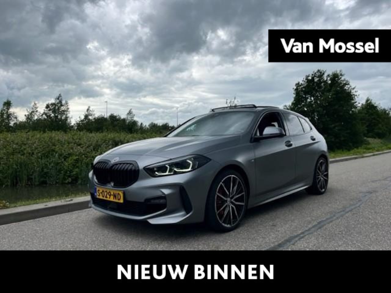 BMW 1-serie - 120i High Executive M-Sport | Panoramadak |  Lederen Bekleding | Memory | Stoelverwarming - AutoWereld.nl