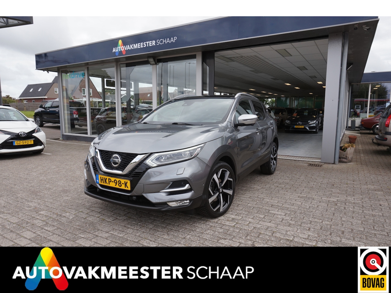 Nissan Qashqai - 1.3 DIG-T Tekna + , Automaat , Incl 12 mnd bovag garantie. - AutoWereld.nl