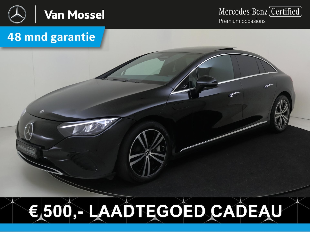 Mercedes-Benz EQE - 300 Luxury-Line 90 kWh / Stoelverwarming / Achteruitrijcamera / Panorama-schuifdak / - AutoWereld.nl