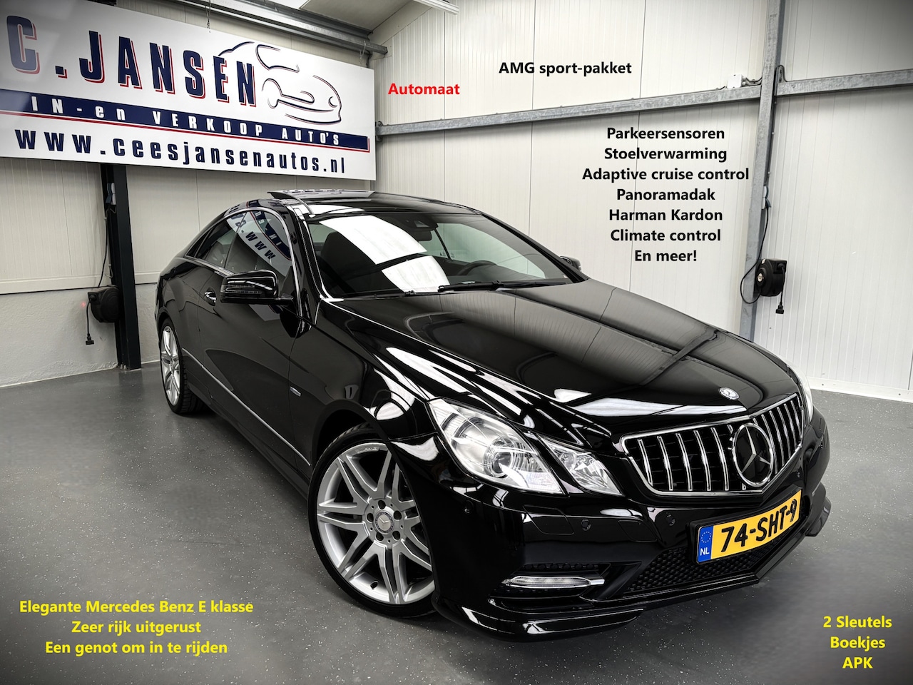 Mercedes-Benz E-klasse Coupé - 250 CGI Elegance AMG Sport Comfort - AutoWereld.nl