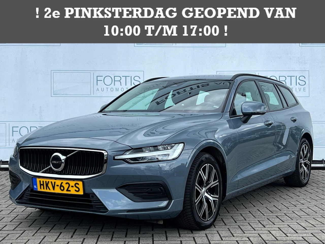 Volvo V60 - 2.0 B3 Essential STUURWIEL VERW | STOELVERW | GOOGLE MAPS | CAMERA | - AutoWereld.nl