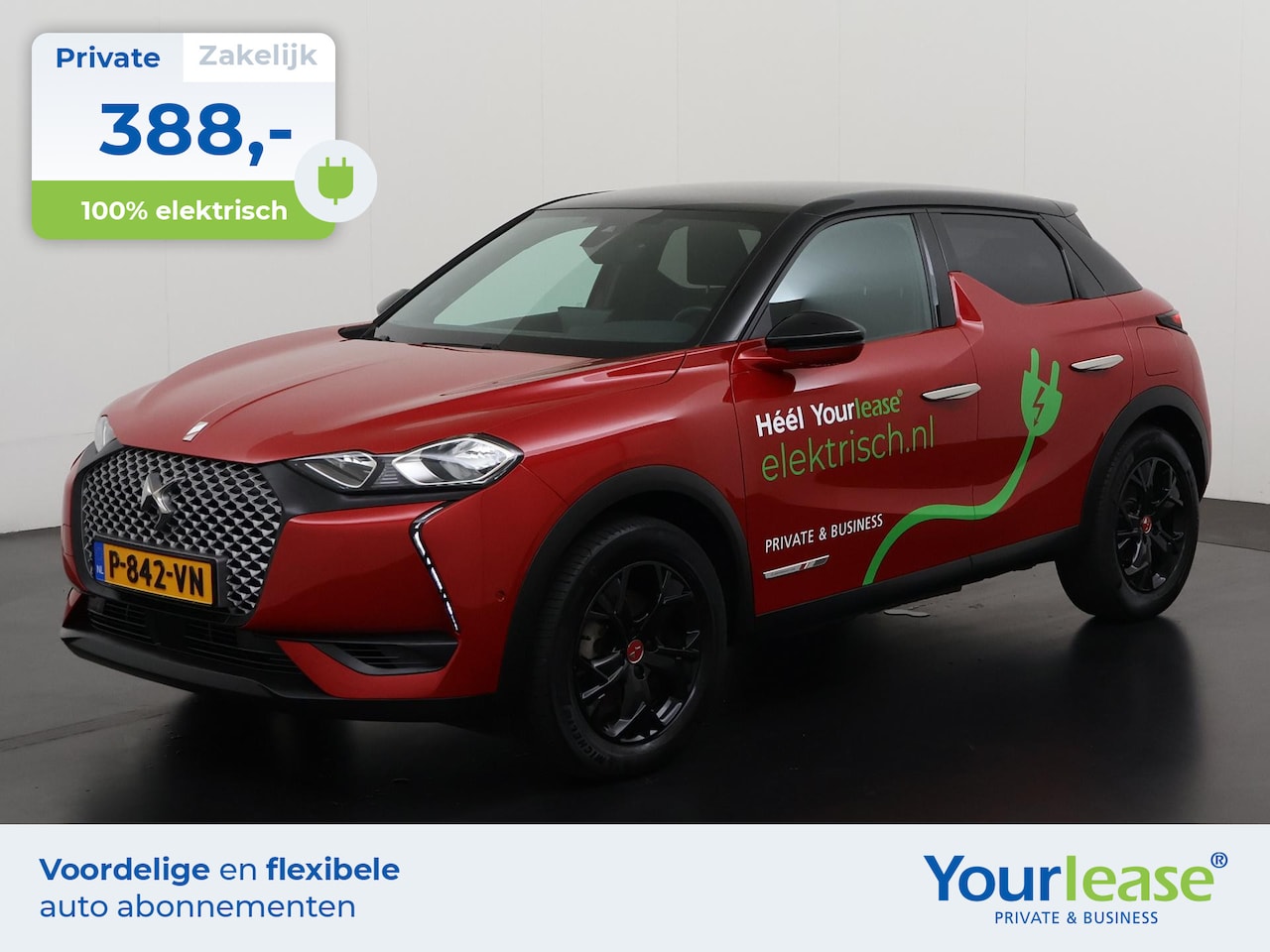 DS 3 Crossback - E-Tense So Chic 50 kWh | Stickerkorting van 433,- naar all-in 388,- Private Lease | Zondag - AutoWereld.nl