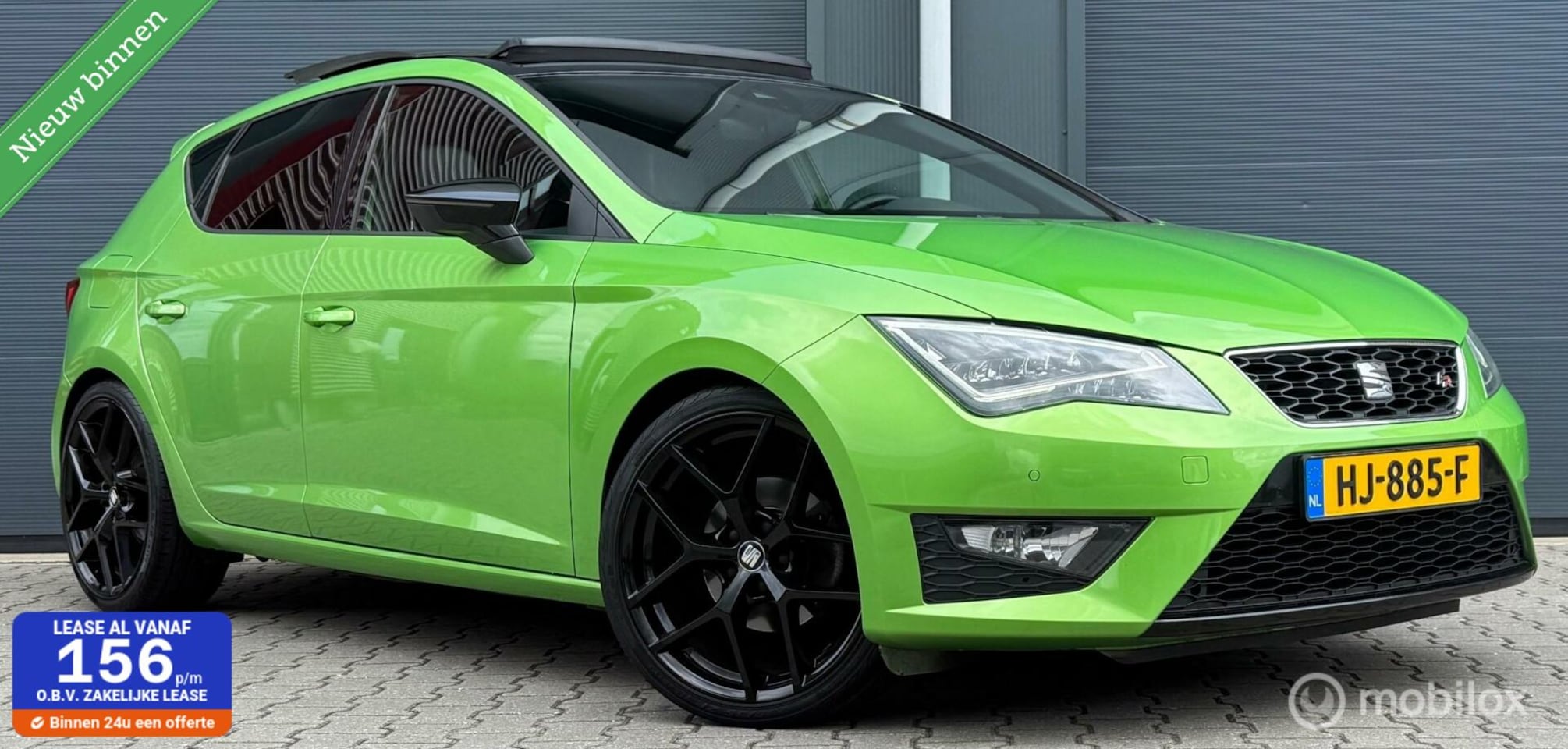 Seat Leon - 1.4 EcoTSI FR Connect Viritual/Carplay/Pano.dak/LED - AutoWereld.nl