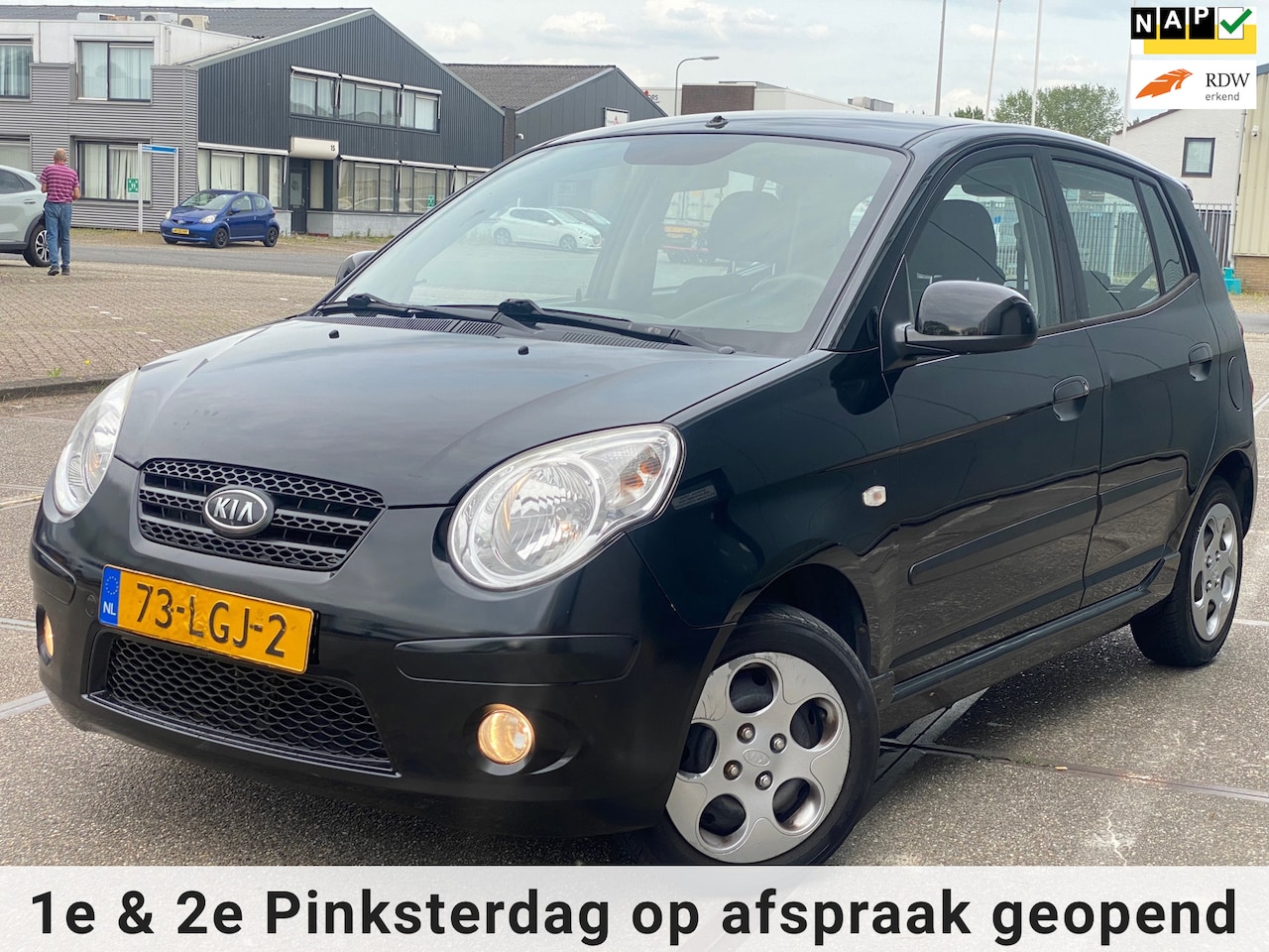 Kia Picanto - 1.0 Seven/ 5drs/ nap/ 1jaar apk/ dealeronderhouden/ airco/ EL-ramen/ zeer nette auto - AutoWereld.nl