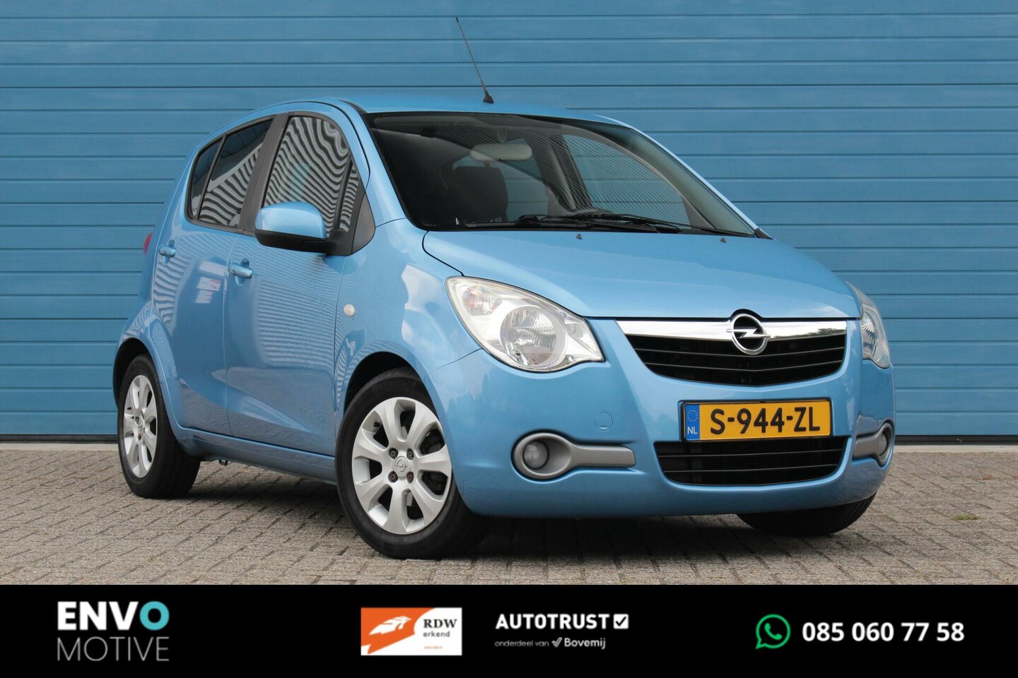 Opel Agila - 1.2 Enjoy Airco/APK/Weinig KM/Goed onderhouden - AutoWereld.nl