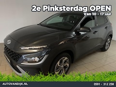 Hyundai Kona - 1.6 GDI HEV HYBRID AUTOMAAT AIRCO CLIMA NAVI FRONTASSIST STUURVERW STOELVERW APPLE CARPLAY