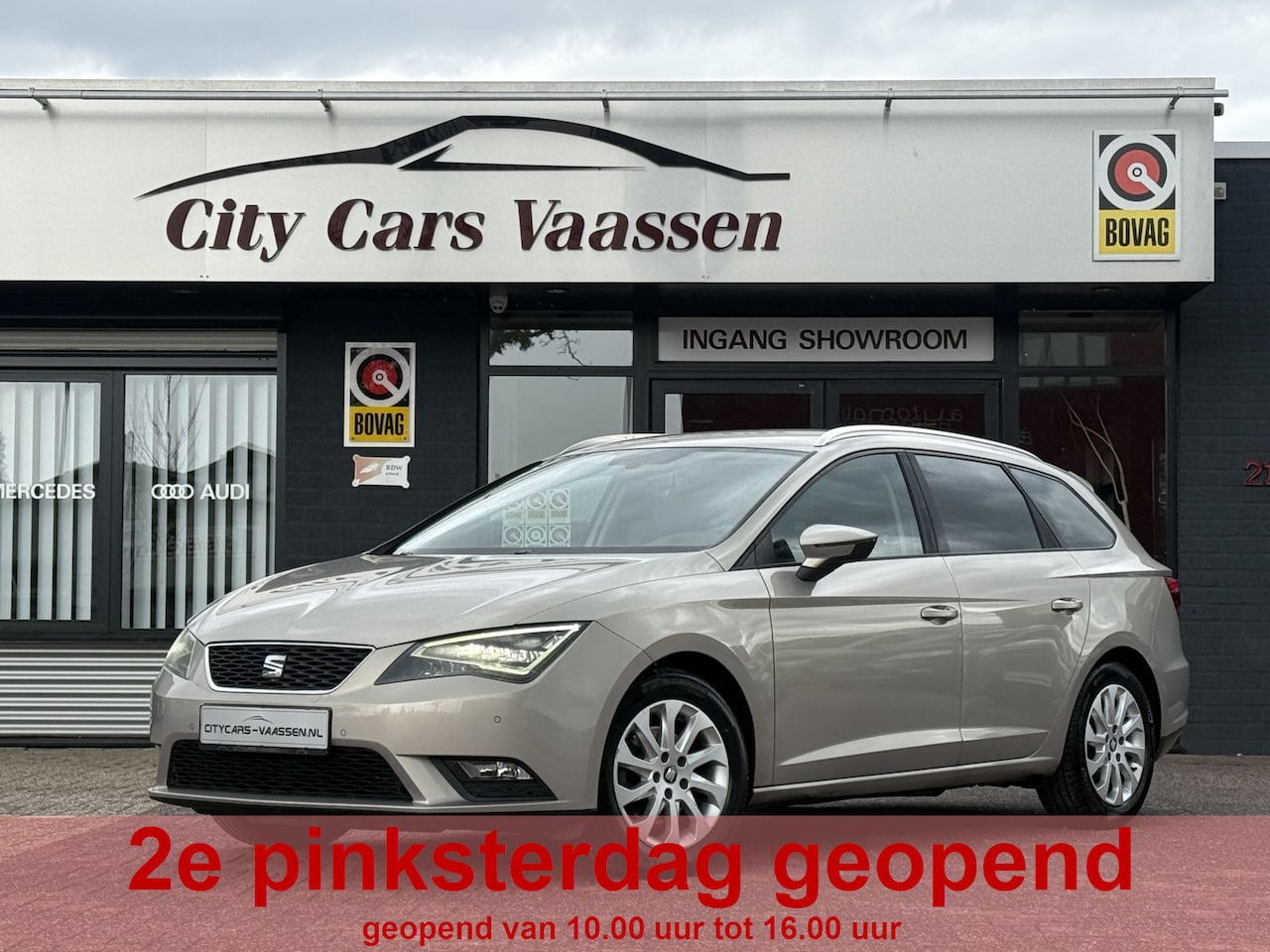 Seat Leon ST - 1.6 TDI Style Business Ecomotive 111 pk navigatie climate cruise ctr lmv 16 inch pdc v/a a - AutoWereld.nl
