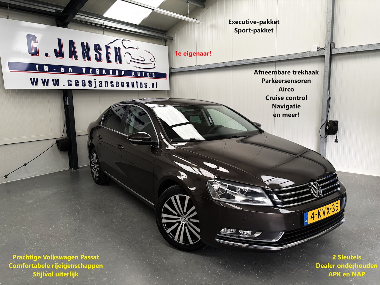 Volkswagen Passat - 1.6 TDI Comfortline BlueMotion - 1e eigenaar! - AutoWereld.nl