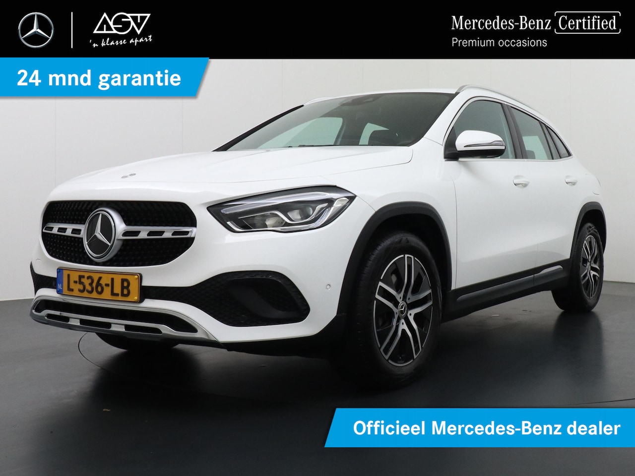 Mercedes-Benz GLA-Klasse - 200 Luxury Business Solution | Sfeerverlichting | Stoelverwarming Voor | Dodehoek Assisten - AutoWereld.nl