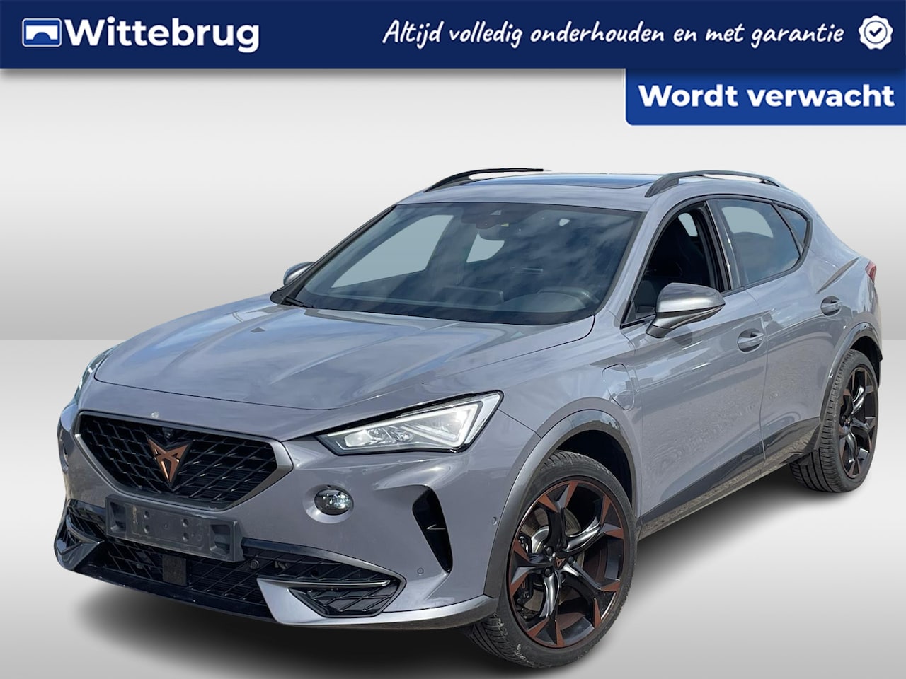 CUPRA Formentor - 1.4 e-Hybrid 245pk DSG VZ Black Edition / Panorama dak / Leder / Memory Seat / Zwenkbare T - AutoWereld.nl
