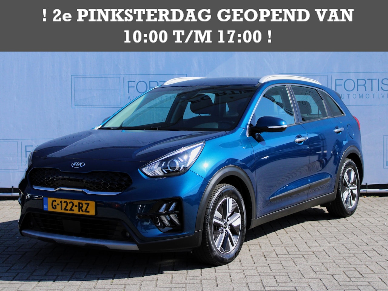 Kia Niro - 1.6 GDi Hybrid DynamicLine NL AUTO | HALF LEDER | CAMERA | ! 2DE PINKSTERDAG GEOPEND VAN 1 - AutoWereld.nl