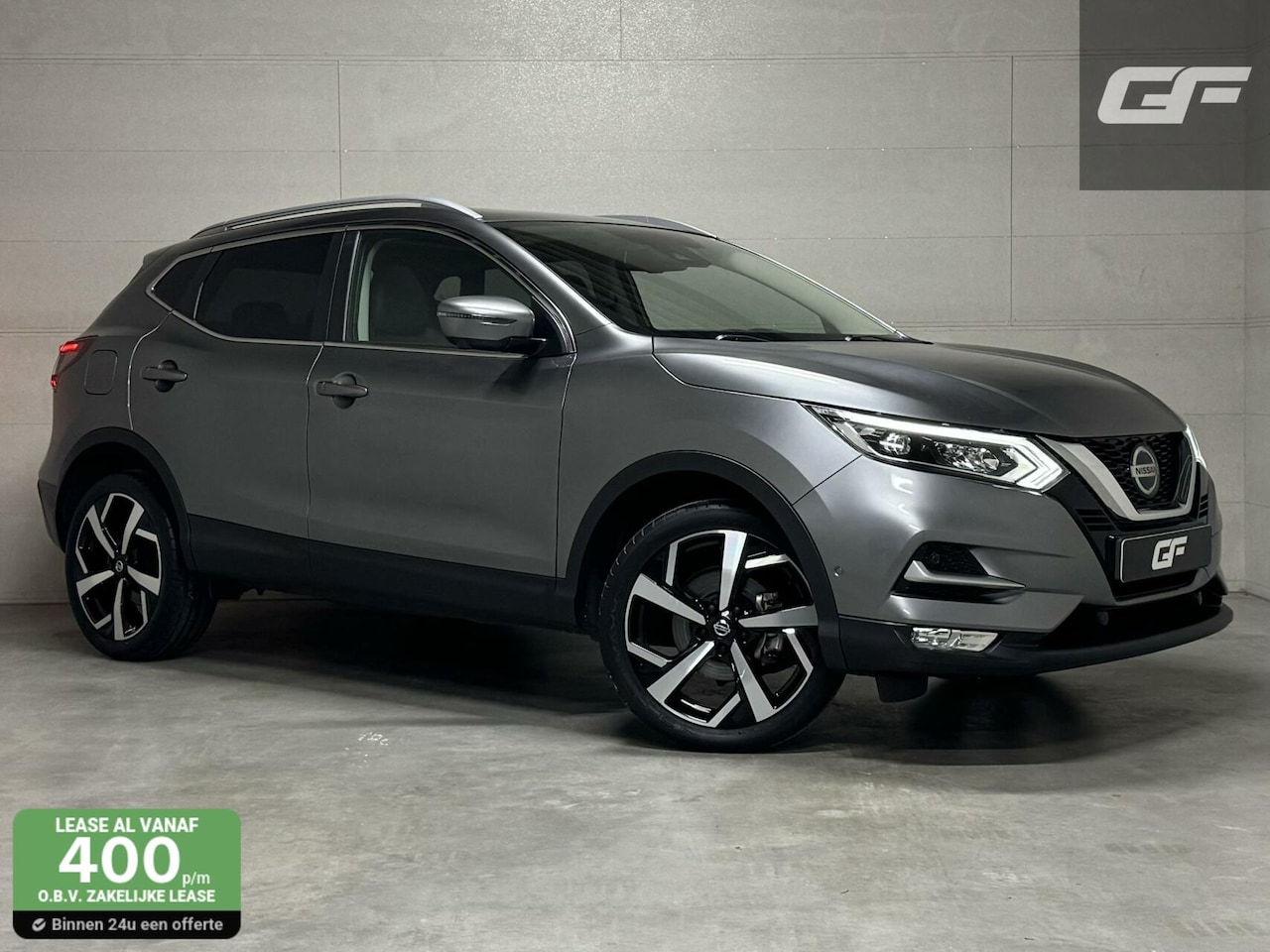 Nissan Qashqai - 1.3 DIG-T Tekna + Pano 360° CarPlay Leer NAP - AutoWereld.nl