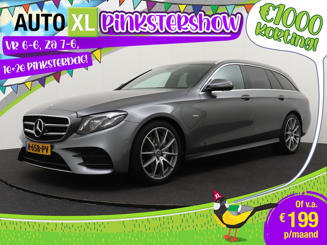 Mercedes-Benz E-klasse Estate - 200 d AMG Memory Leder Carplay Trekhaak 360*Camera - AutoWereld.nl