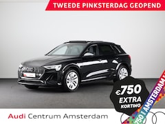 Audi e-tron - S quattro 95 kWh 503pk | Panoramadak | Lederen bekleding "Valcona" | B&O Soundsystem | Ele