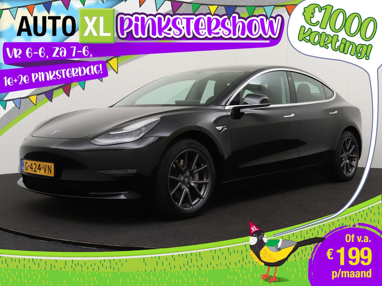 Tesla Model 3 - Long Range RWD Long Range AWD 75 kWh Full Self-Driving+stuurhulp Trekhaak - AutoWereld.nl