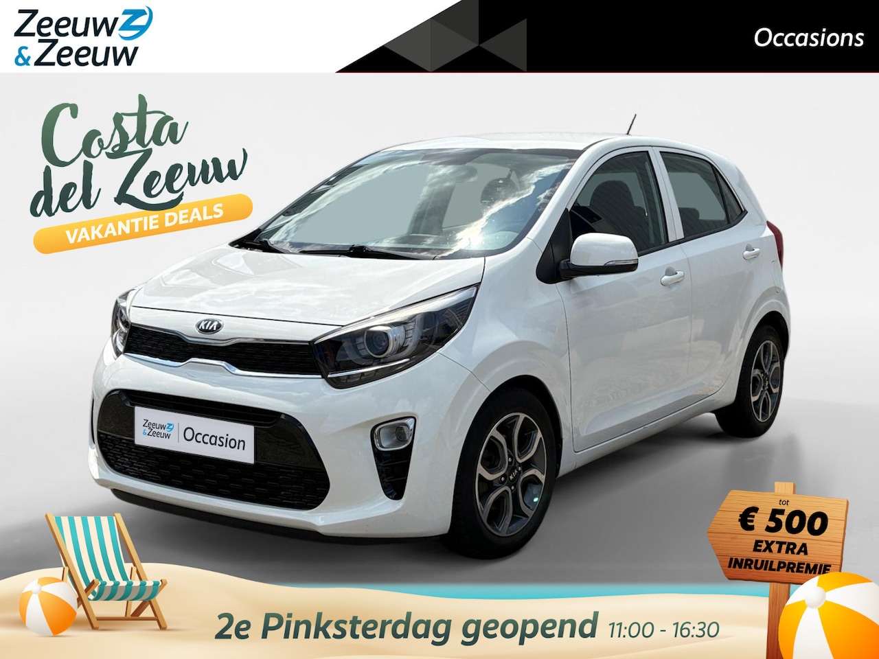 Kia Picanto - 1.0 First Edition Lage km stand | Bovag garantie | NAP - AutoWereld.nl