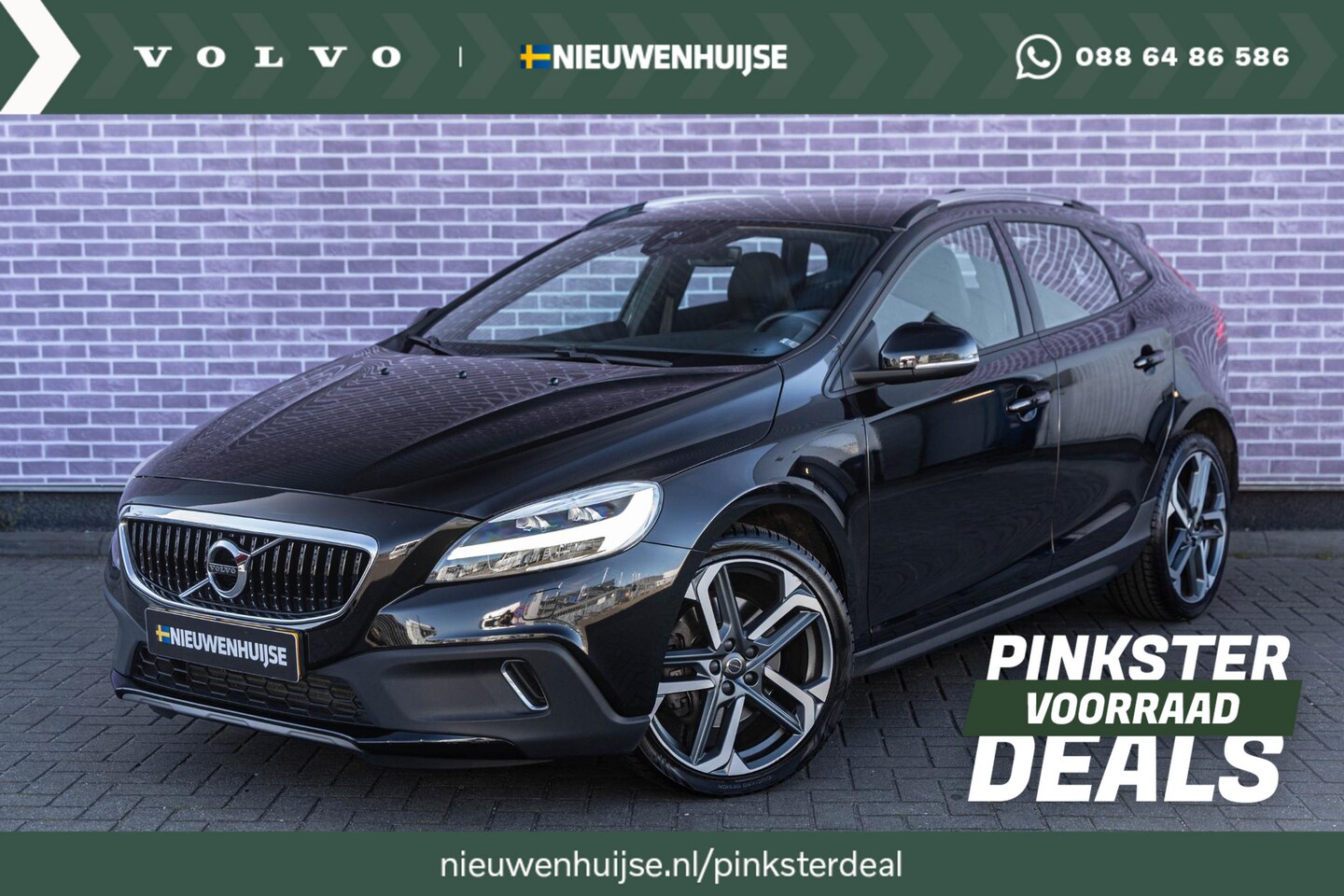 Volvo V40 Cross Country - T3 Nordic+ | Navi | Stoelverwarming | Voorruit Verwarming | High Performance Audio | Park - AutoWereld.nl