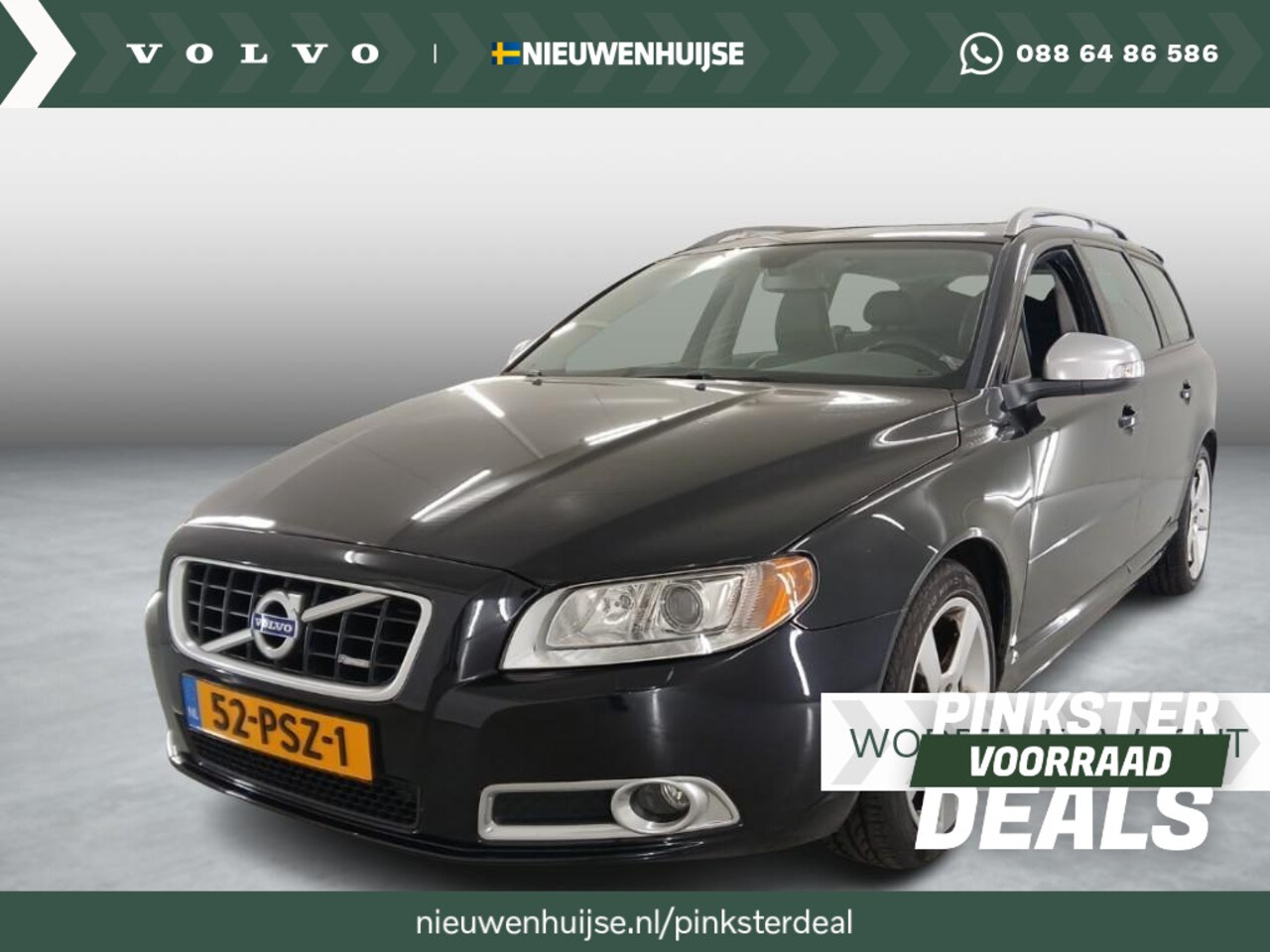 Volvo V70 - 2.0T R-Edition | stoelverwarming | Navigatie | Regen sensor | High Performance Audio | Act - AutoWereld.nl