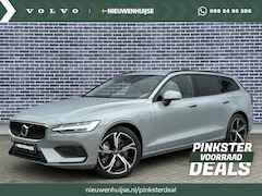 Volvo V60 - 2.0 T6 Plug-in hybrid AWD Essential | Driver Assist | Climate | Donker Glas | 19" | Park A
