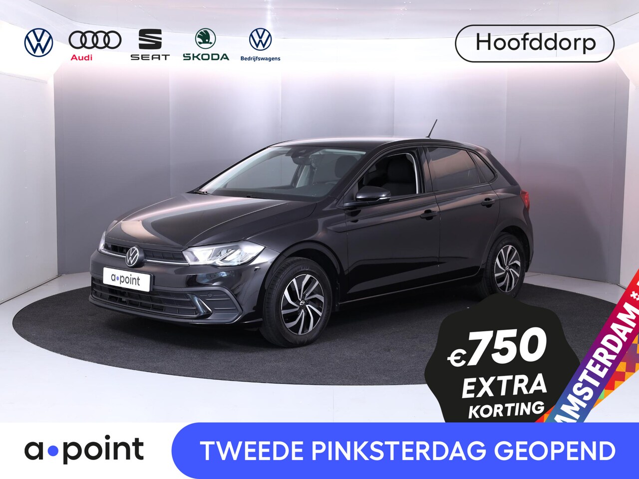 Volkswagen Polo - 1.0 TSI Life Edition 95PK DSG (Automaat) | Verlengde garantie | Navigatie via app | Parkee - AutoWereld.nl