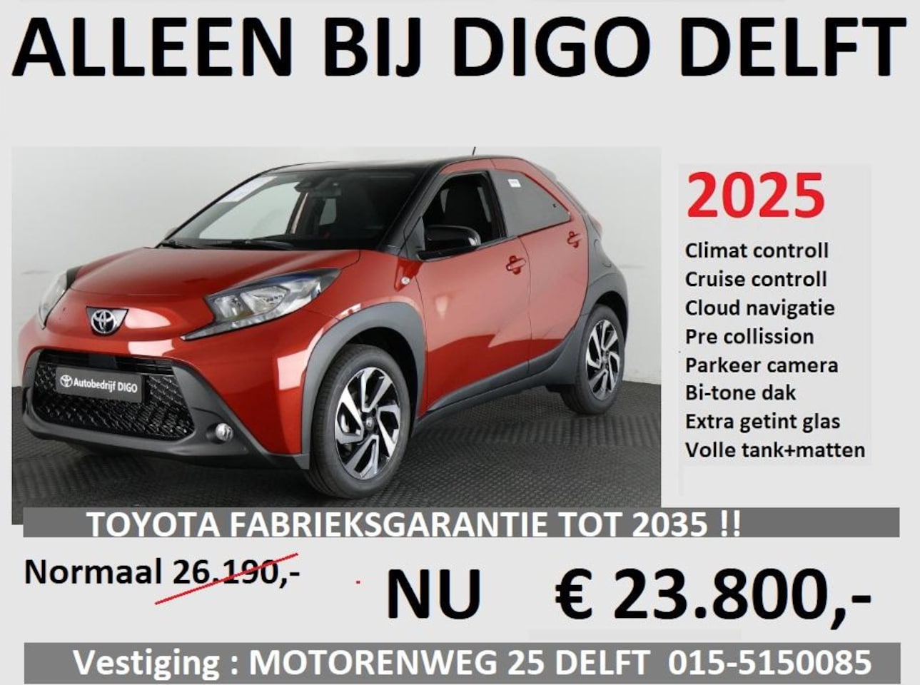 Toyota Aygo X - 1.0 VVT-i S-CVT PULS-PACK AUTOMAAT **NIEUWE AUTO UIT VOORRAAD**VOORRAADDEAL** - AutoWereld.nl