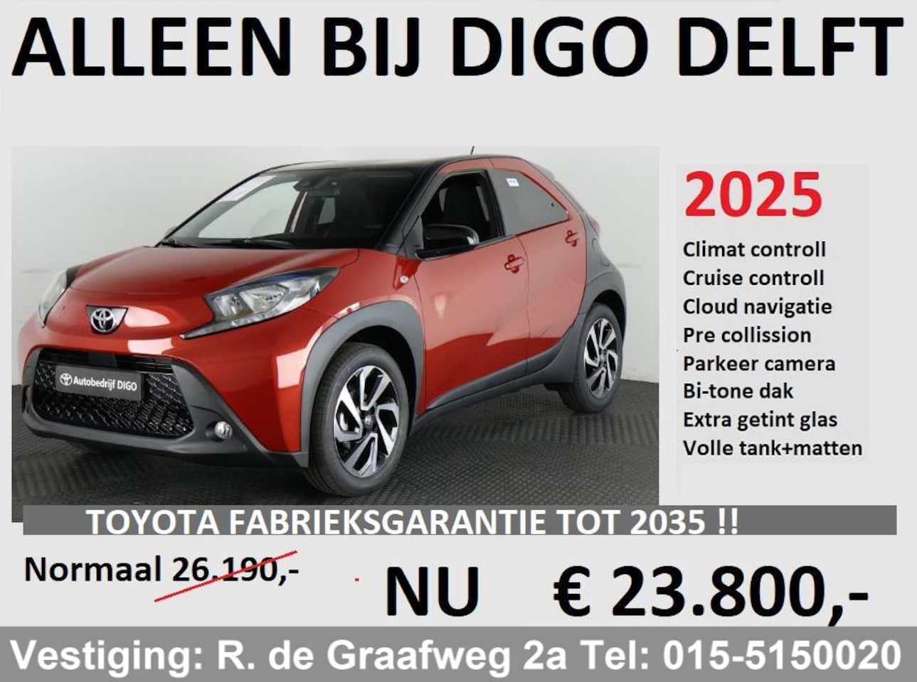 Toyota Aygo X - 1.0 VVT-i S-CVT Pulse | Stoelverwarming| Adaptief Cruise Control | Apple Carplay & Android - AutoWereld.nl