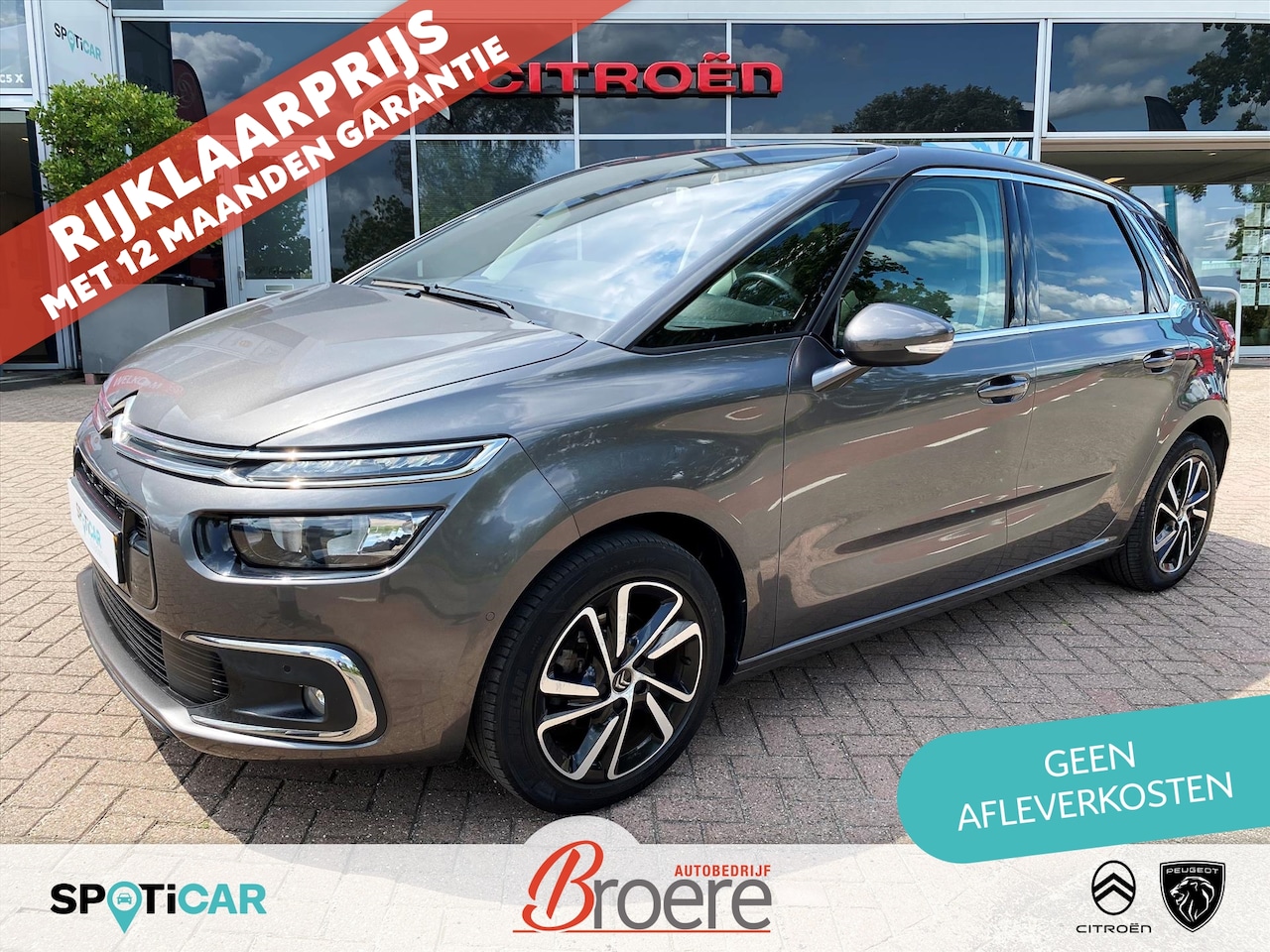 Citroën C4 Picasso - 1.2 Turbo 130pk Shine | elek achterklep, camera, dodehoekdetectie, 17 incg velgen, apple, - AutoWereld.nl