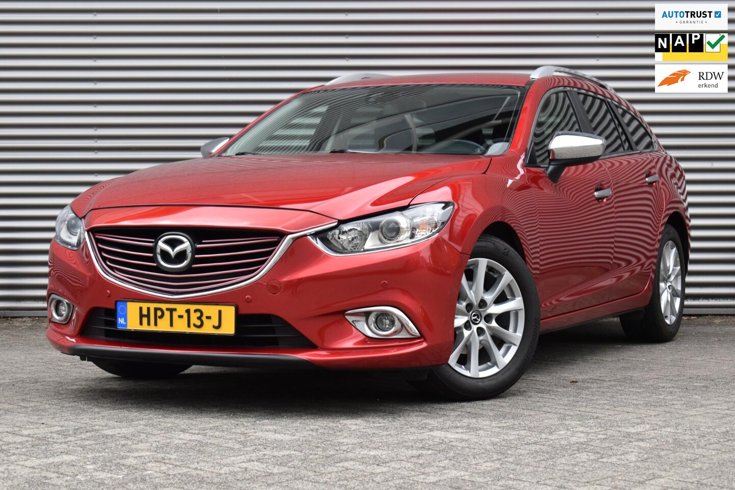 Mazda 6 Sportbreak - 2.0 165-PK, Airco, Ecc, Cruise, Navi, Lmv. - AutoWereld.nl