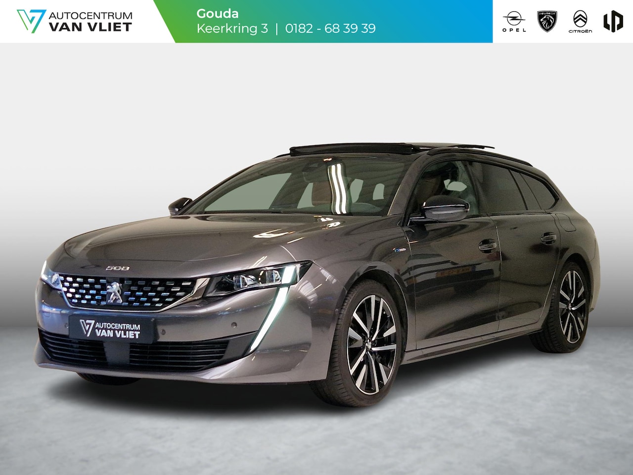 Peugeot 508 SW - 1.6 HYbrid 225pk GT Line Trekhaak | Dakraam | Leder | Navigatie | Focal HiFi | Massagestoe - AutoWereld.nl