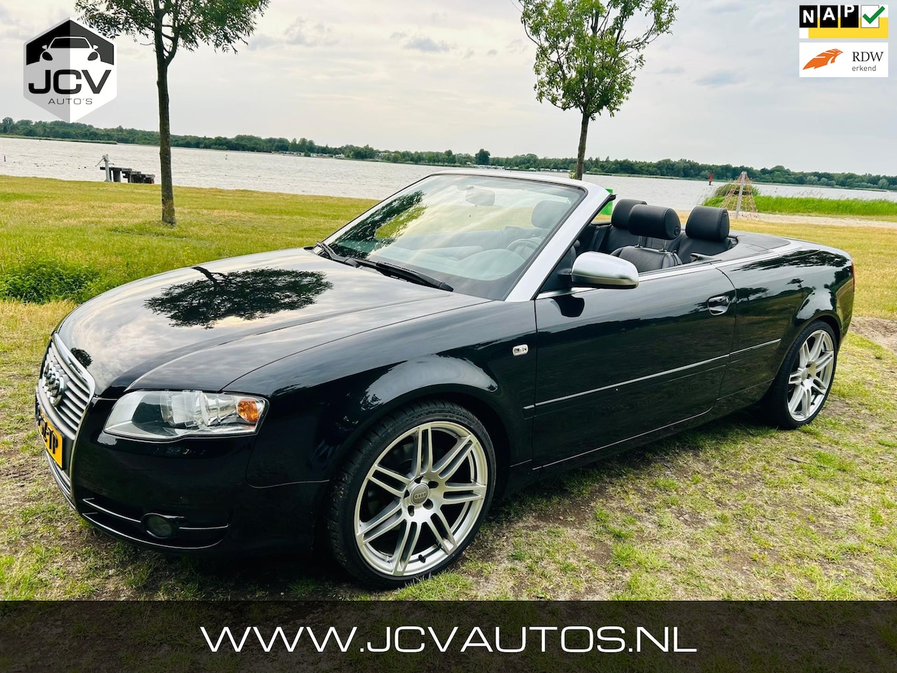Audi A4 Cabriolet - 1.8 Turbo Pro Line LEER/STOELVERW/CARPLAY - AutoWereld.nl