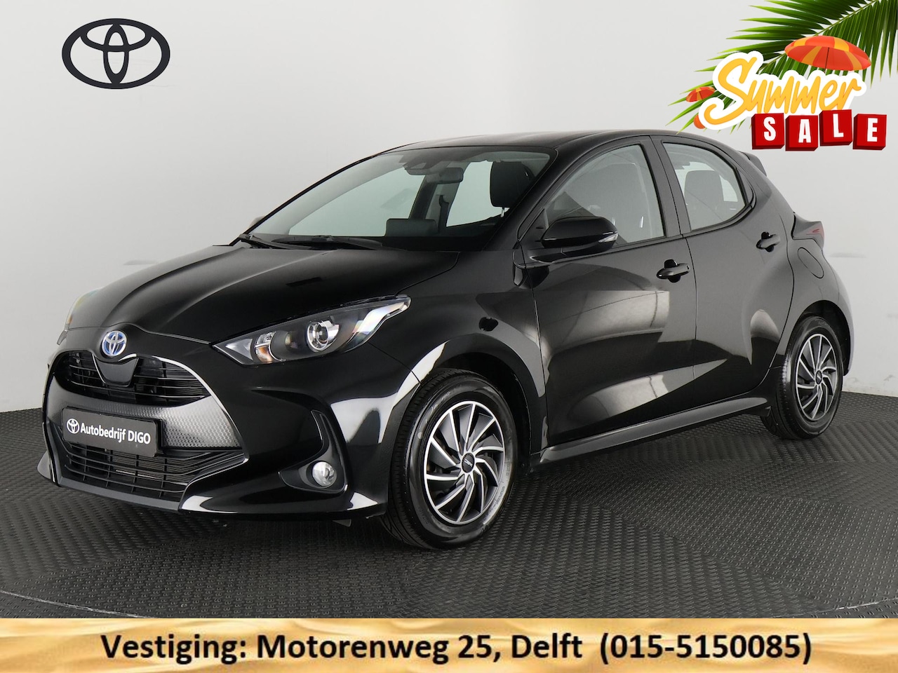 Toyota Yaris - 1.5 HYBRIDE BLACKLINE GARANTIE 6-2034 AUTOMAAT. CLOUD NAVI. SLECHTS 10.000 KM. - AutoWereld.nl