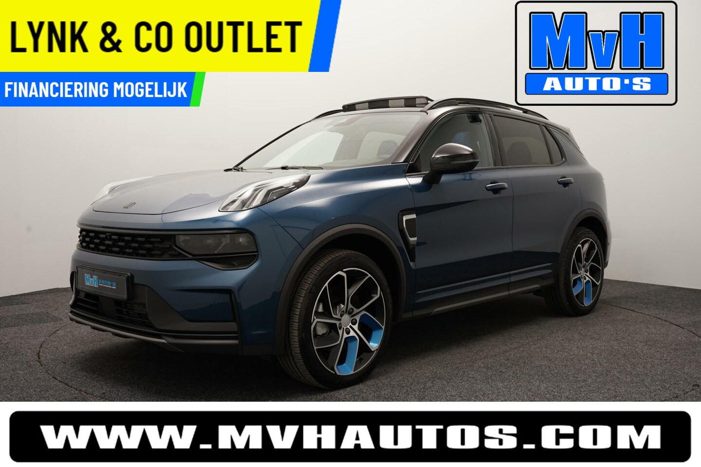 Lynk & Co 01 - 1.5 Plug-in Hybride|ZWARTE.HEMEL|360ºCAM|Black Edition| - AutoWereld.nl