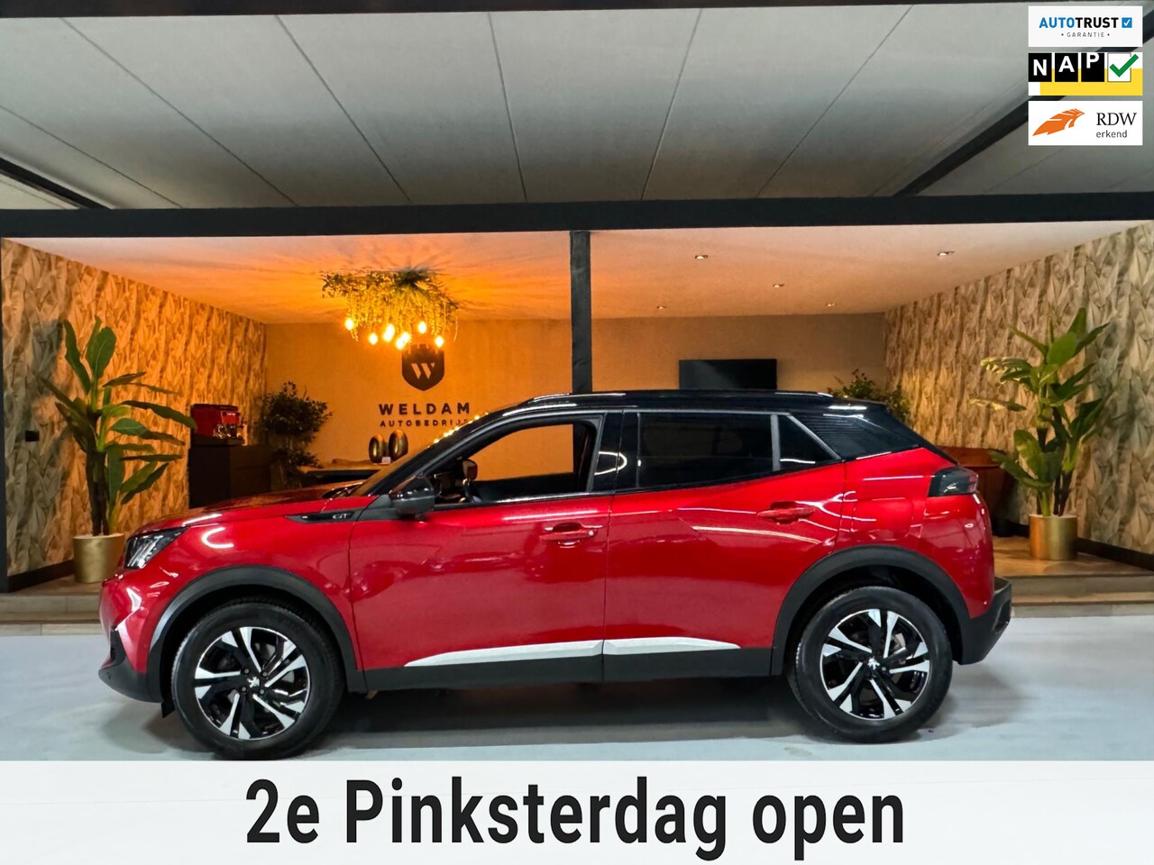 Peugeot 2008 - 1.2 PureTech GT Garantie 155PK 360 Camera Sfeer Led Blindspot Lane Parkeerhulp DAB PDC Cru - AutoWereld.nl
