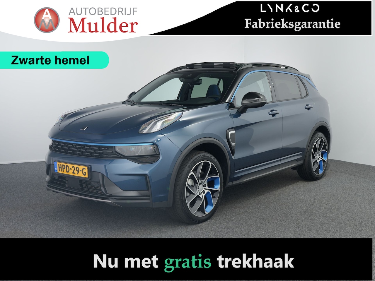Lynk & Co 01 - 1.5  Zwarte hemel | Trekhaak | Pano | ACC | 360 Camera - AutoWereld.nl