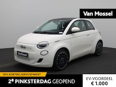 Fiat 500e - La Prima 42 kWh | ACHTERUITRIJCAMERA | STOELVERWARMING | APPLE CARPLAY | CRUISE CONTROL |