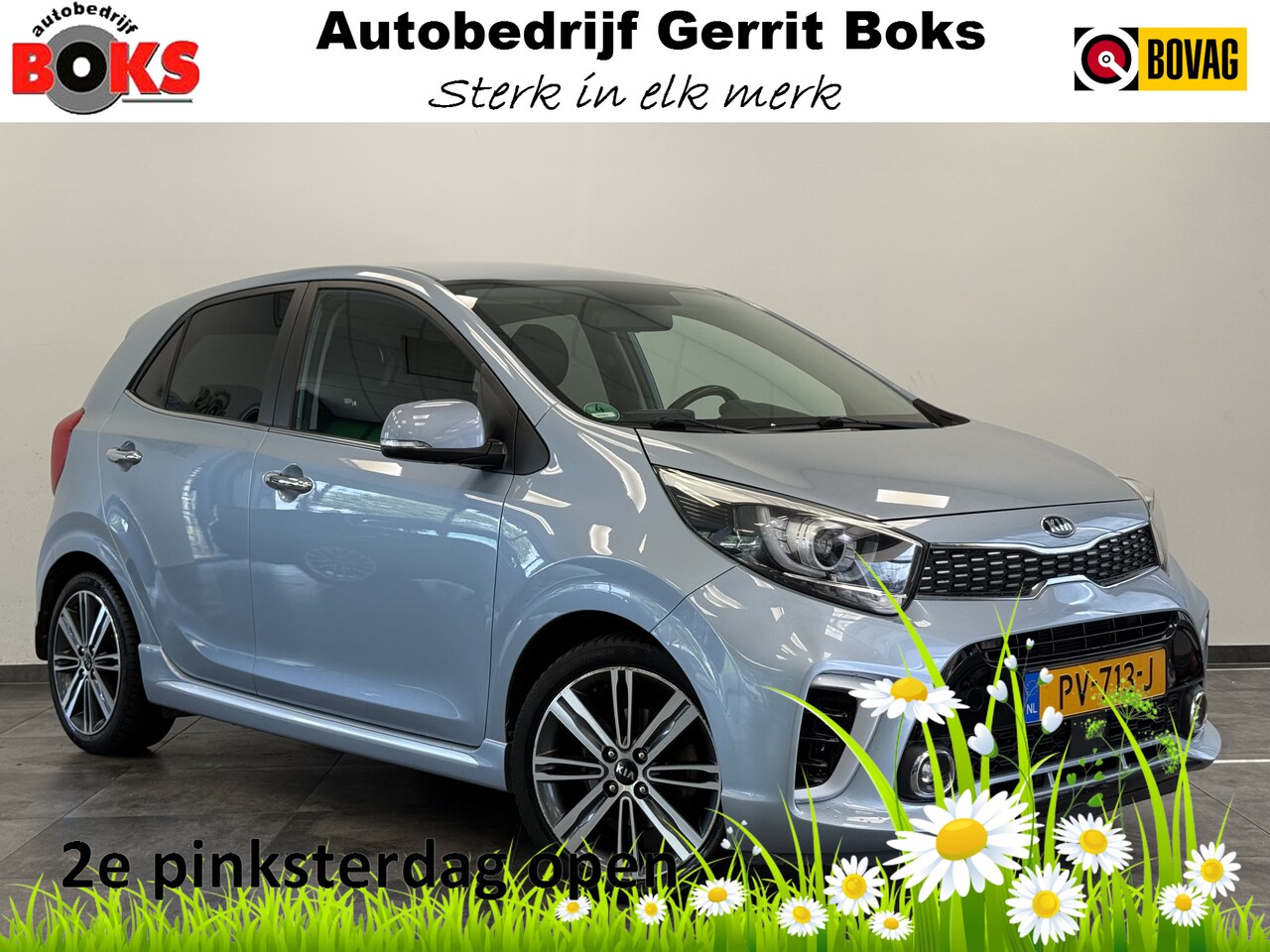 Kia Picanto - 1.2 CVVT GT-Line Leder Navigatie Stoel/Stuur verwarming - AutoWereld.nl