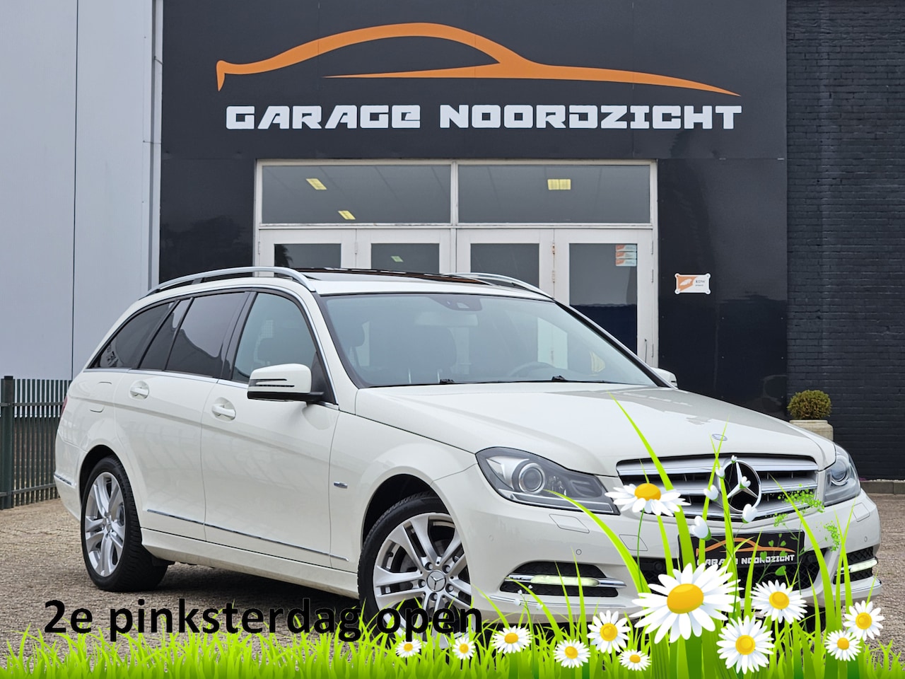 Mercedes-Benz C-klasse Estate - 180 CGI BlueEFFICIENCY Business Edition Avantgarde AUTOMAAT|NAVIGATIE|XENON|SCHUIFDAK|CRUI - AutoWereld.nl